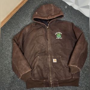 Men's size large carhartt jacket "seven persons 4-H beef club"